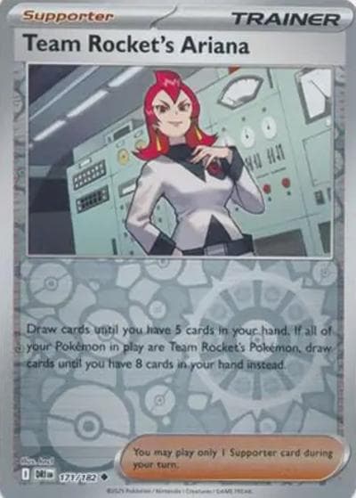 Team Rocket's Ariana（DRI 171/182 Reverse Holo / Destined Rivals / Scarlet & Violet）