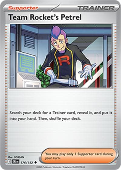 Team Rocket's Petrel（DRI 176/182 Uncommon / Destined Rivals / Scarlet & Violet）