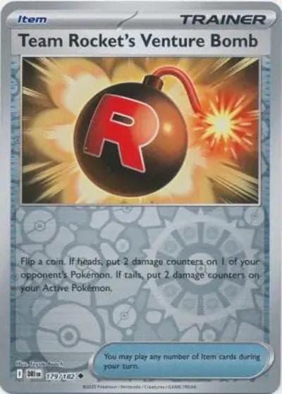 Team Rocket's Venture Bomb（DRI 179/182 Reverse Holo / Destined Rivals / Scarlet & Violet）