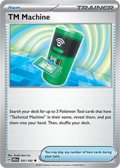 TM Machine（DRI 181/182 Uncommon / Destined Rivals / Scarlet & Violet）
