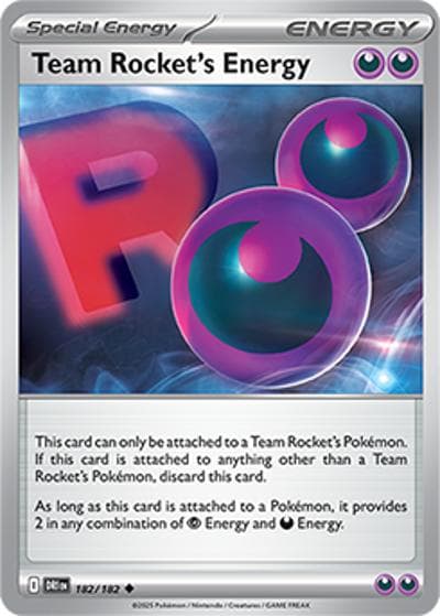 Team Rocket's Energy（DRI 182/182 Uncommon / Destined Rivals / Scarlet & Violet）