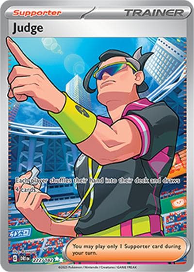 Judge（DRI 222/182 Ultra Rare / Destined Rivals / Scarlet & Violet）