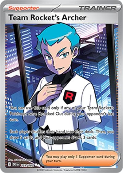 Team Rocket's Archer（DRI 223/182 Ultra Rare / Destined Rivals / Scarlet & Violet）