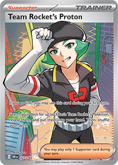 Team Rocket's Proton（DRI 227/182 Ultra Rare / Destined Rivals / Scarlet & Violet）