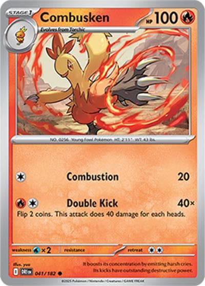 Combusken（DRI 041/182 Common / Destined Rivals / Scarlet & Violet）