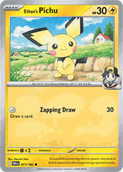 Ethan's Pichu