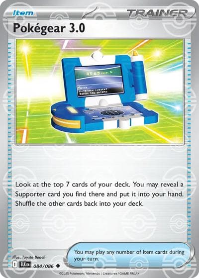 Pokegear 3.0（BLK 084/086 Poke ball Holo / Black Bolt / Scarlet & Violet）