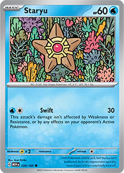 Staryu（MEW 120/165 Common / 151 / Scarlet & Violet）