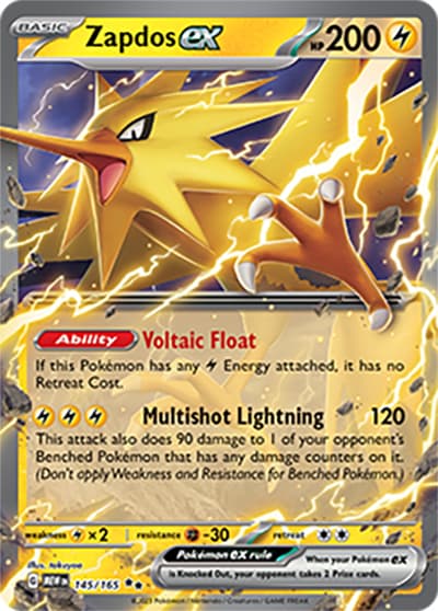 Zapdos ex（MEW 145/165 Double Rare / 151 / Scarlet & Violet）