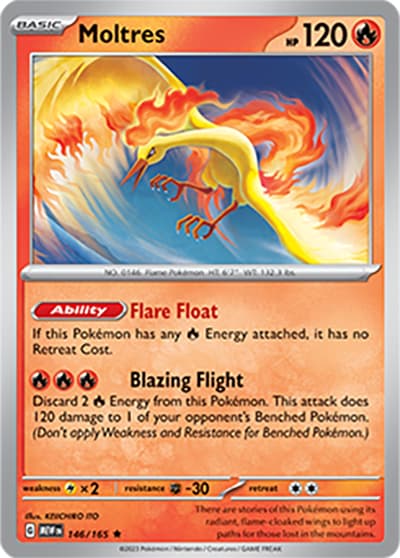 Moltres（MEW 146/165 Rare / 151 / Scarlet & Violet）