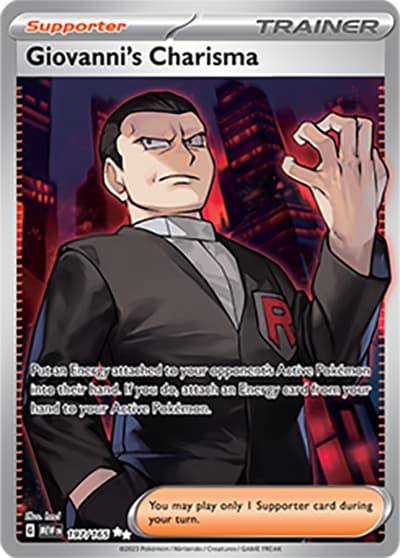 Giovanni's Charisma（MEW 197/165 Ultra Rare / 151 / Scarlet & Violet）