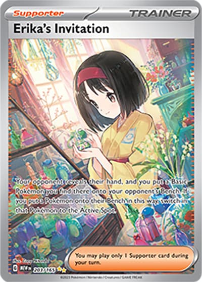 Erika's Invitation（MEW 203/165 Special Illustration Rare / 151 / Scarlet & Violet）
