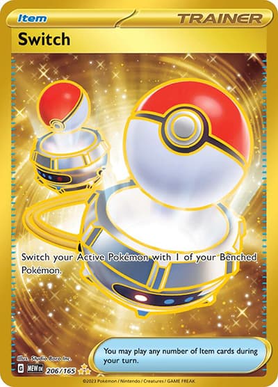 Switch（MEW 206/165 Hyper Rare / 151 / Scarlet & Violet）