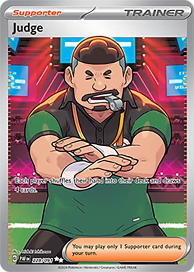 Judge（PAF 228/091 Ultra Rare / Paldean Fates / Scarlet & Violet）