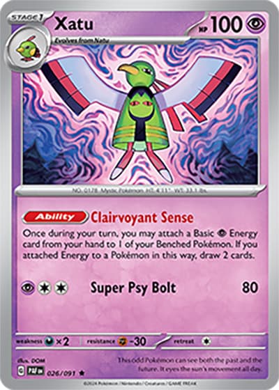 Xatu（PAF 026/091 Rare / Paldean Fates / Scarlet & Violet）
