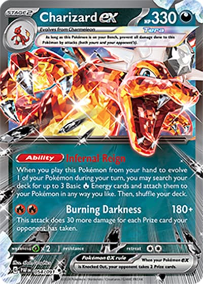 Charizard ex（PAF 054/091 Double Rare / Paldean Fates / Scarlet & Violet）