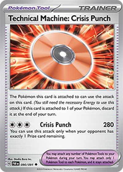 Technical Machine: Crisis Punch（PAF 090/091 Uncommon / Paldean Fates / Scarlet & Violet）