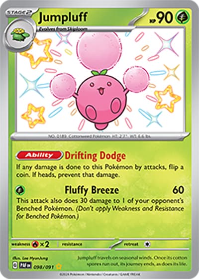 Jumpluff（PAF 098/091 Shiny Rare / Paldean Fates / Scarlet & Violet）