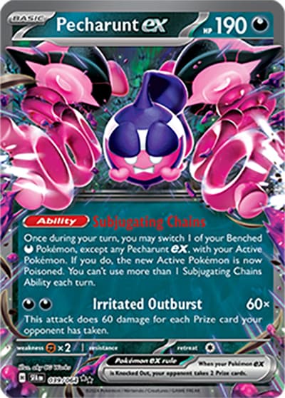 Pecharunt ex（SFA 039/064 Double Rare / Shrouded Fable / Scarlet & Violet）