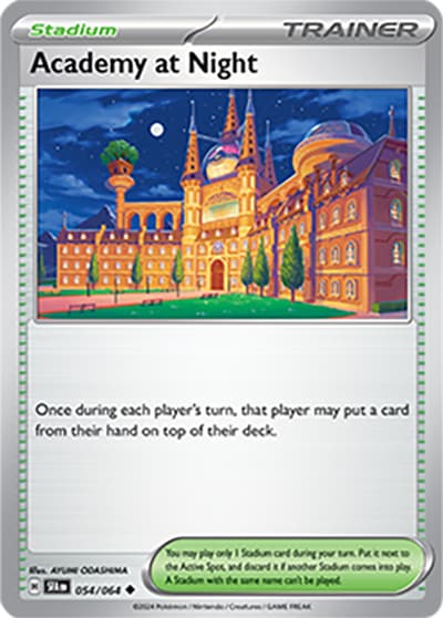 Academy at Night（SFA 054/064 Uncommon / Shrouded Fable / Scarlet & Violet）