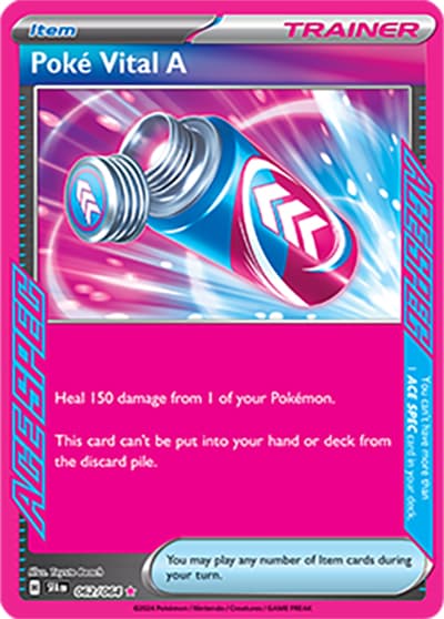 Poké Vital A（SFA 062/064 ACE SPEC rare / Shrouded Fable / Scarlet & Violet）