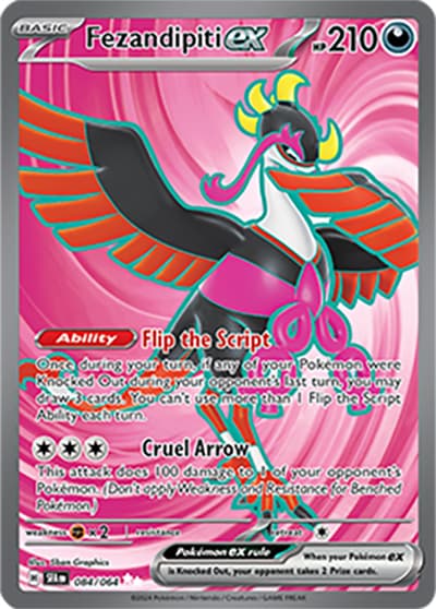 Fezandipiti ex（SFA 084/064 Ultra Rare / Shrouded Fable / Scarlet & Violet）