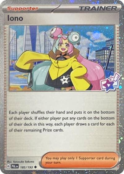 Iono（PAL 185/193 Cosmo Foil / Scarlet & Violet PROMO Cards / Scarlet & Violet）