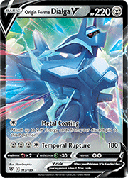 Origin Forme Dialga V (113/189 Holo Rare V)