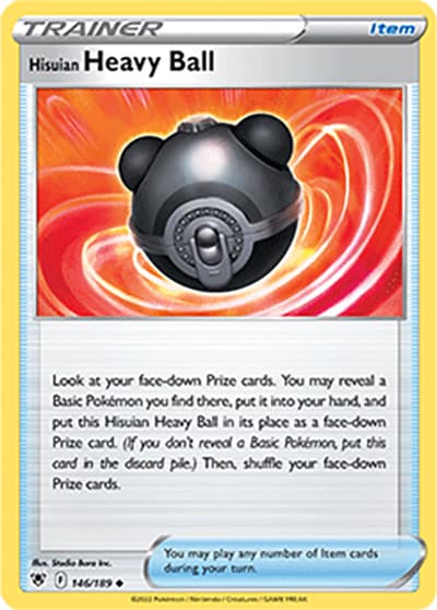 Hisuian Heavy Ball（Uncommon / Astral Radiance / Sword & Shield）