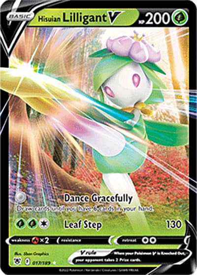 Hisuian Lilligant V（Holo Rare V / Astral Radiance / Sword & Shield）