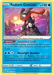 Radiant Greninja (46/189 Radiant Rare)