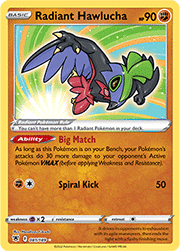 Radiant Hawlucha (81/189 Radiant Rare)