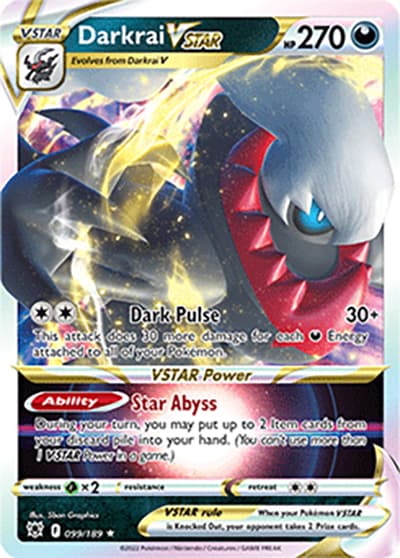 Darkrai VSTAR（Holo Rare VSTAR / Astral Radiance / Sword & Shield）