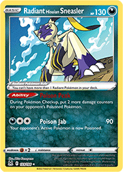Radiant Hisuian Sneasler (123/196 Radiant Rare)