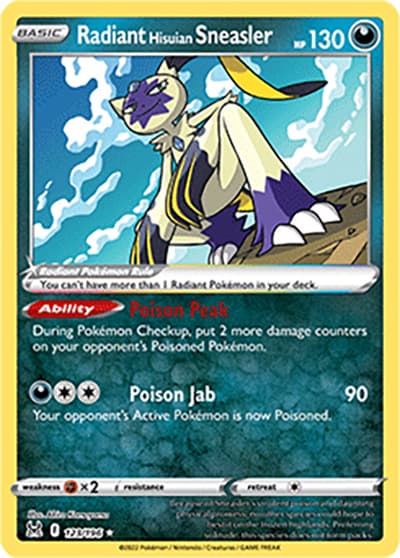 Radiant Hisuian Sneasler（Radiant Rare / Lost Origin / Sword & Shield）