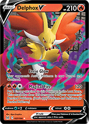 Delphox V (27/196 Holo Rare V)