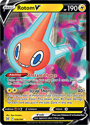 Rotom V (58/196 Holo Rare V)