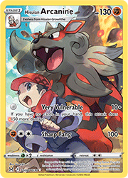 Hisuian Arcanine (TG08 Trainer Gallery Holo Rare)