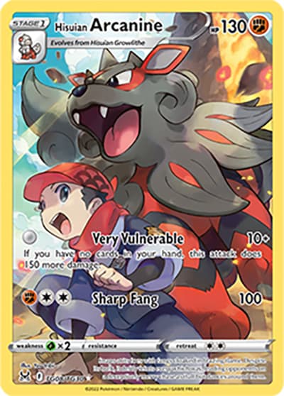 Hisuian Arcanine（Trainer Gallery Holo Rare / Lost Origin Trainer Gallery / Sword & Shield）