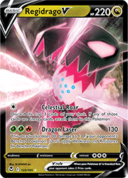 Regidrago V (135/195 Holo Rare V)