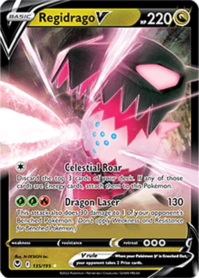 Regidrago V（Holo Rare V / Silver Tempest / Sword & Shield）