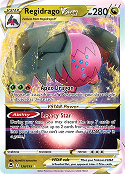 Regidrago VSTAR（Holo Rare VSTAR / Silver Tempest / Sword & Shield）