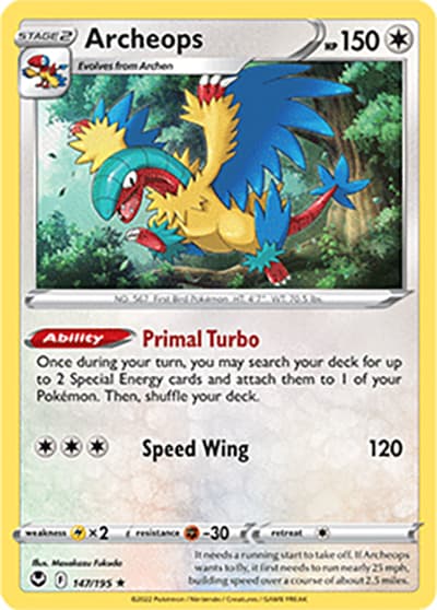 Archeops（Rare Holo / Silver Tempest / Sword & Shield）