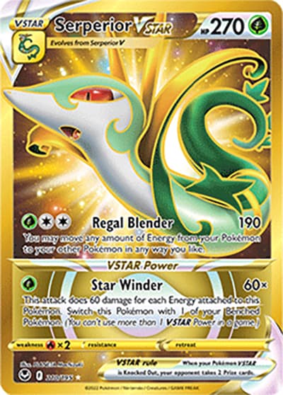 Serperior VSTAR（Rare Holo / Silver Tempest / Sword & Shield）