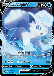 Alolan Vulpix V (33/195 Holo Rare V)