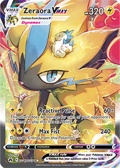 Zeraora VMAX（Special Illustration Rare / Crown Zenith / Sword & Shield）