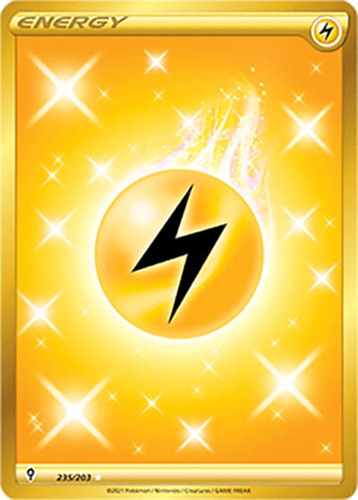 Basic Lightning Energy（Rare Holo / Evolving Skies / Sword & Shield）