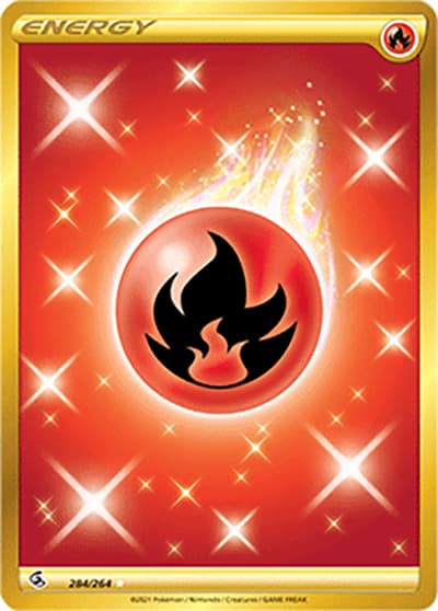 Basic Fire Energy（Rare Holo / Fusion Strike / Sword & Shield）