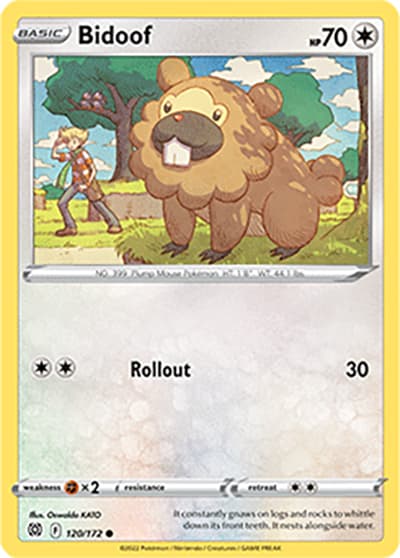 Bidoof（Common / Brilliant Stars / Sword & Shield）