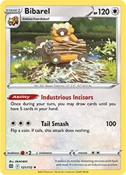 Bibarel (121/172 Rare Holo)